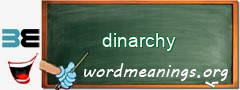 WordMeaning blackboard for dinarchy